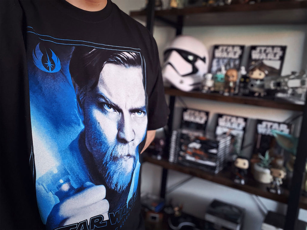 Produktbild Star Wars - Obi-Wan Kenobi Poster T-shirt svart