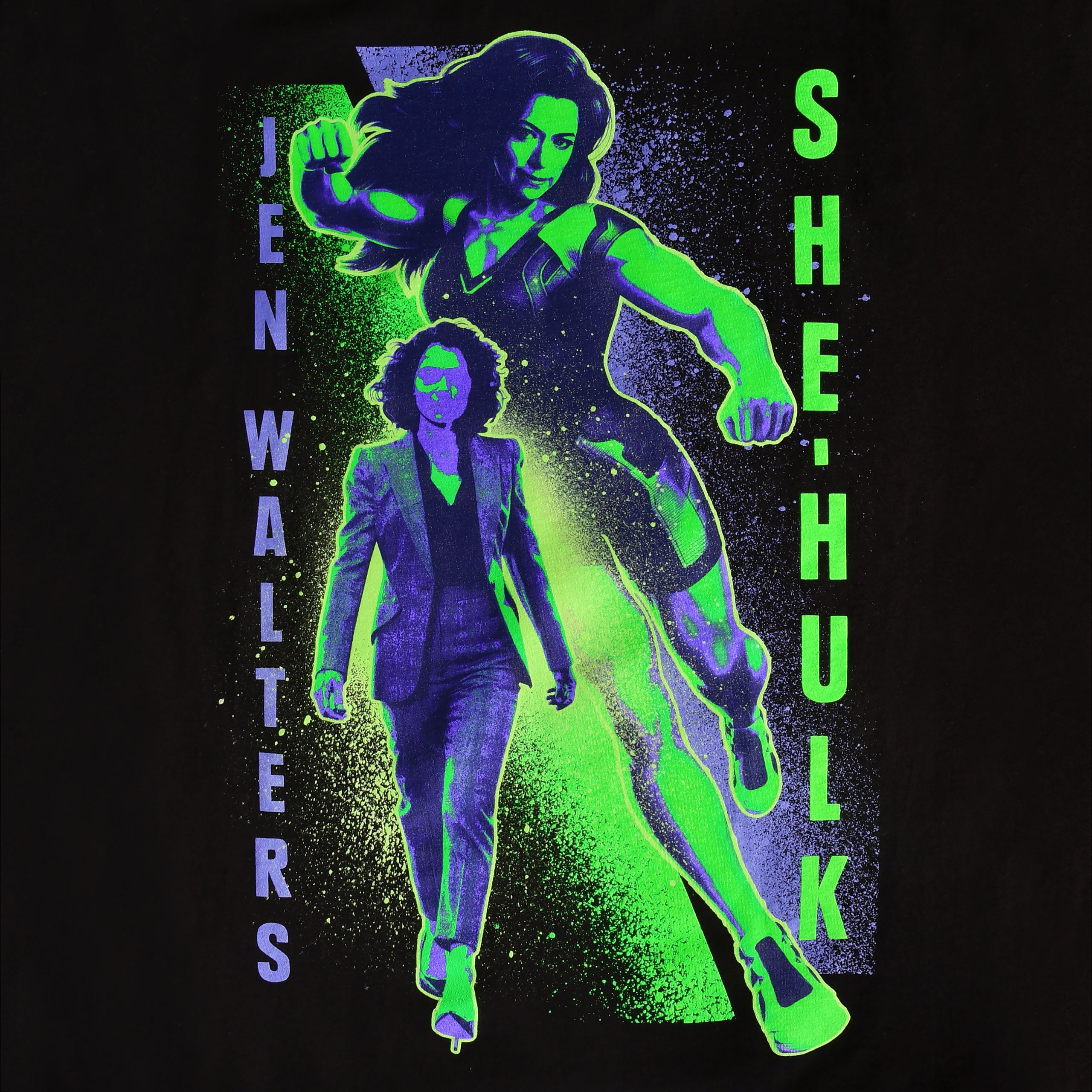 Produktbild She-Hulk - Jen Walters T-shirt svart