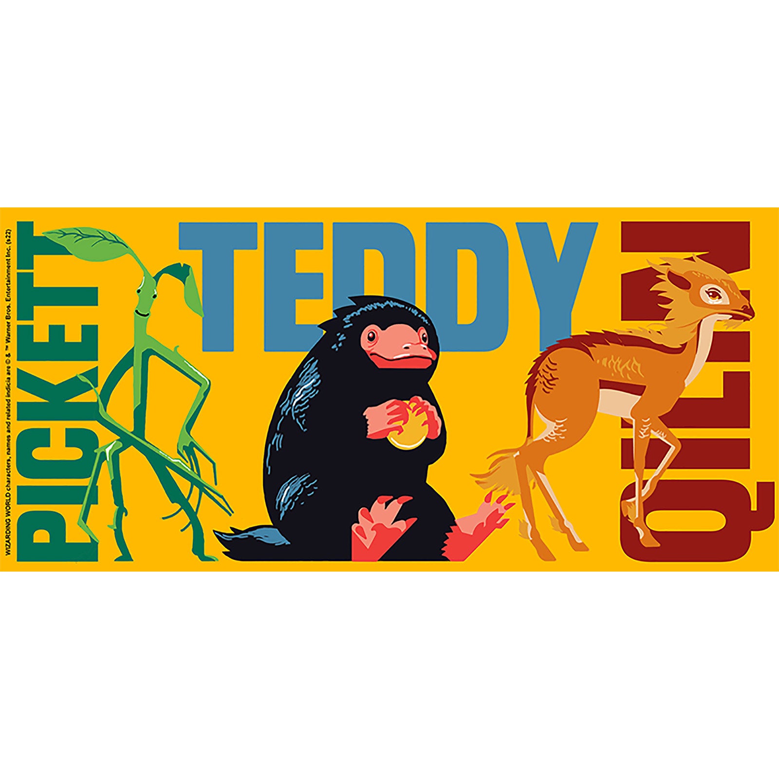 Produktbild Mugg Teddy, Pickett & Qilin - Fantastiska Vidunder: Dumbledores Hemligheter