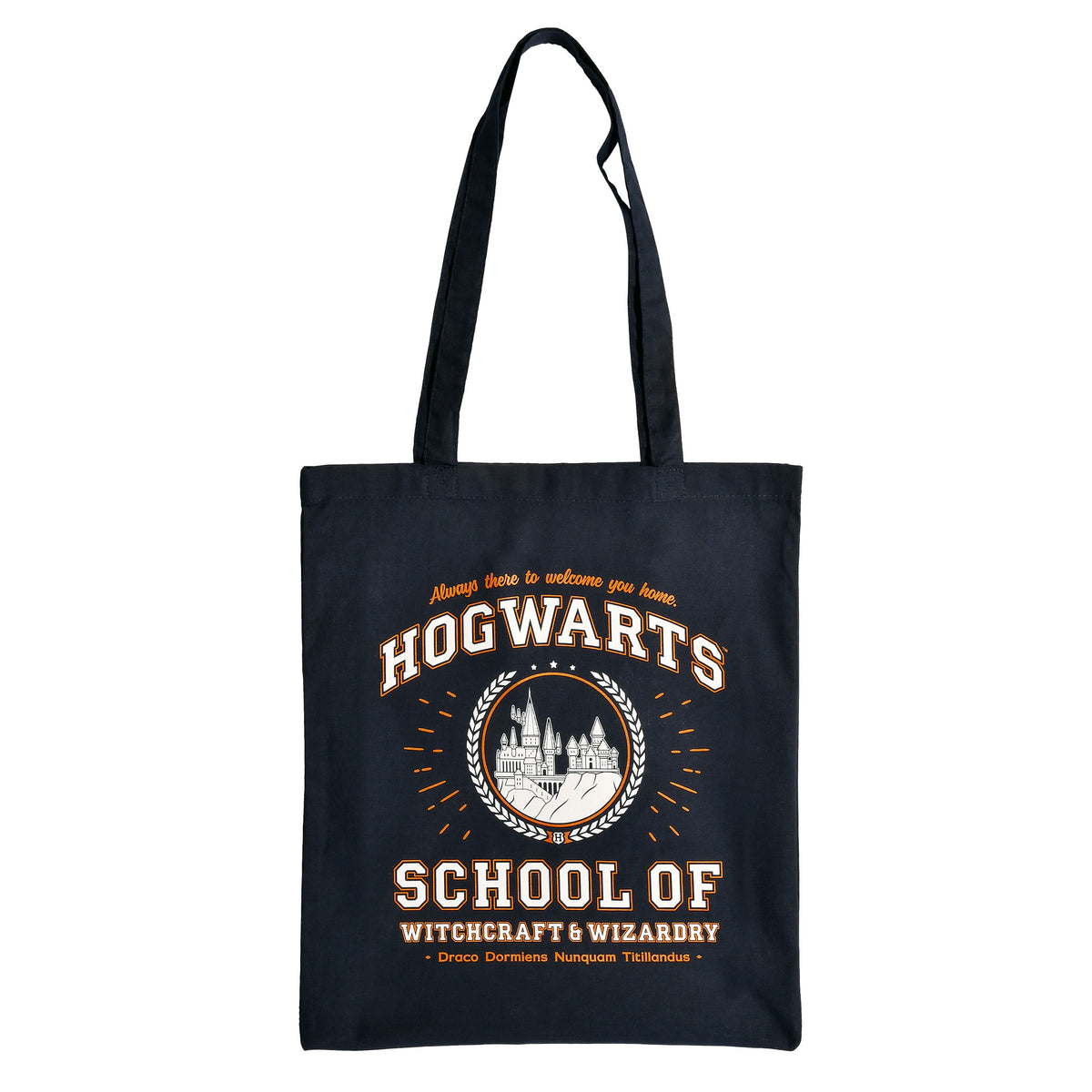 Produktbild Hogwarts School tygpåse blå - Harry Potter