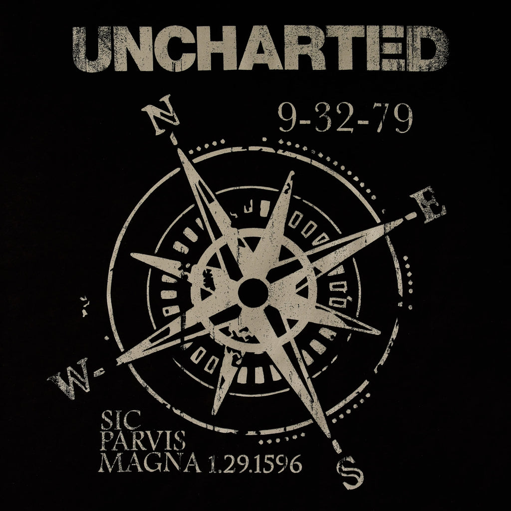 Produktbild Uncharted - Kompass T-shirt svart