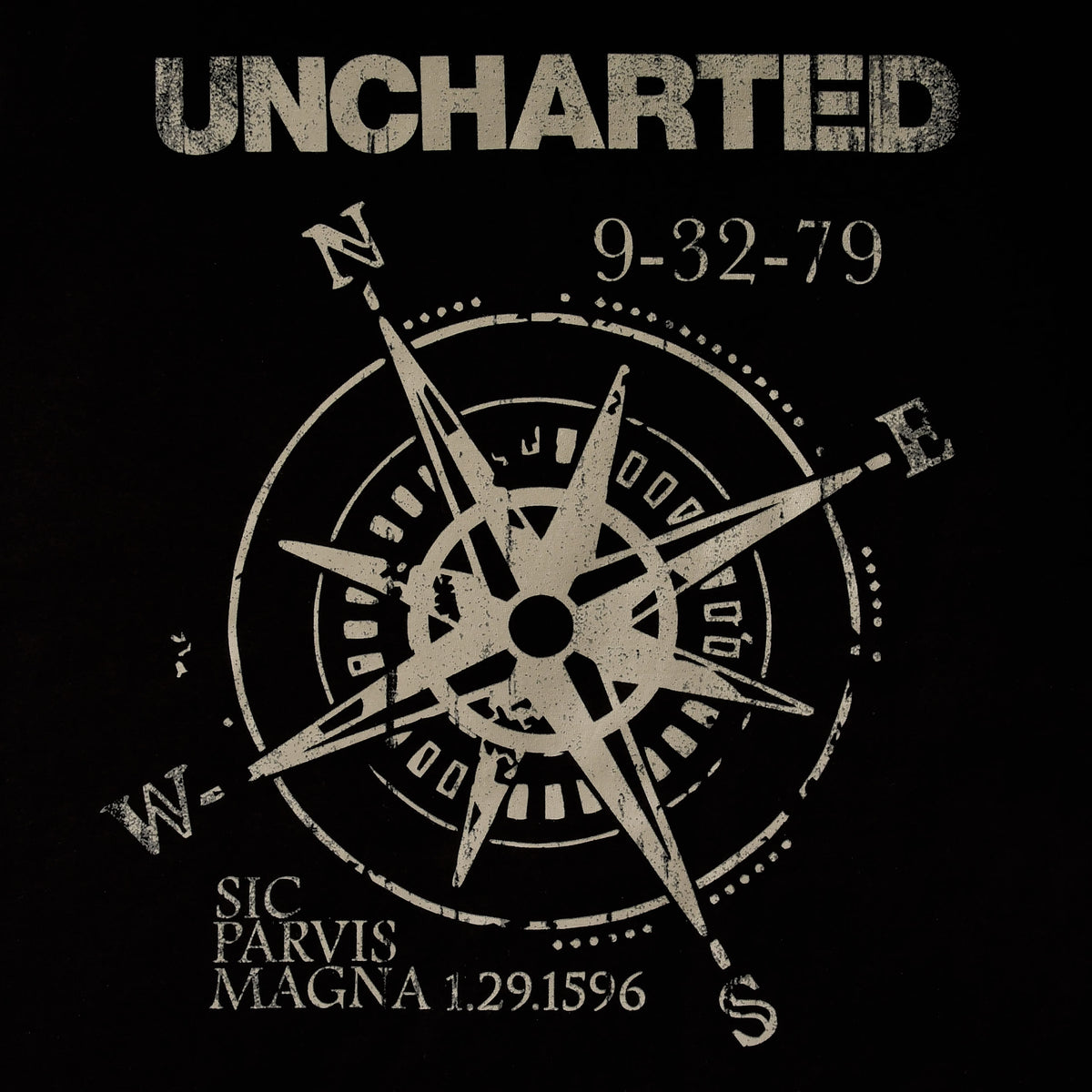 Produktbild Uncharted - Kompass T-shirt svart