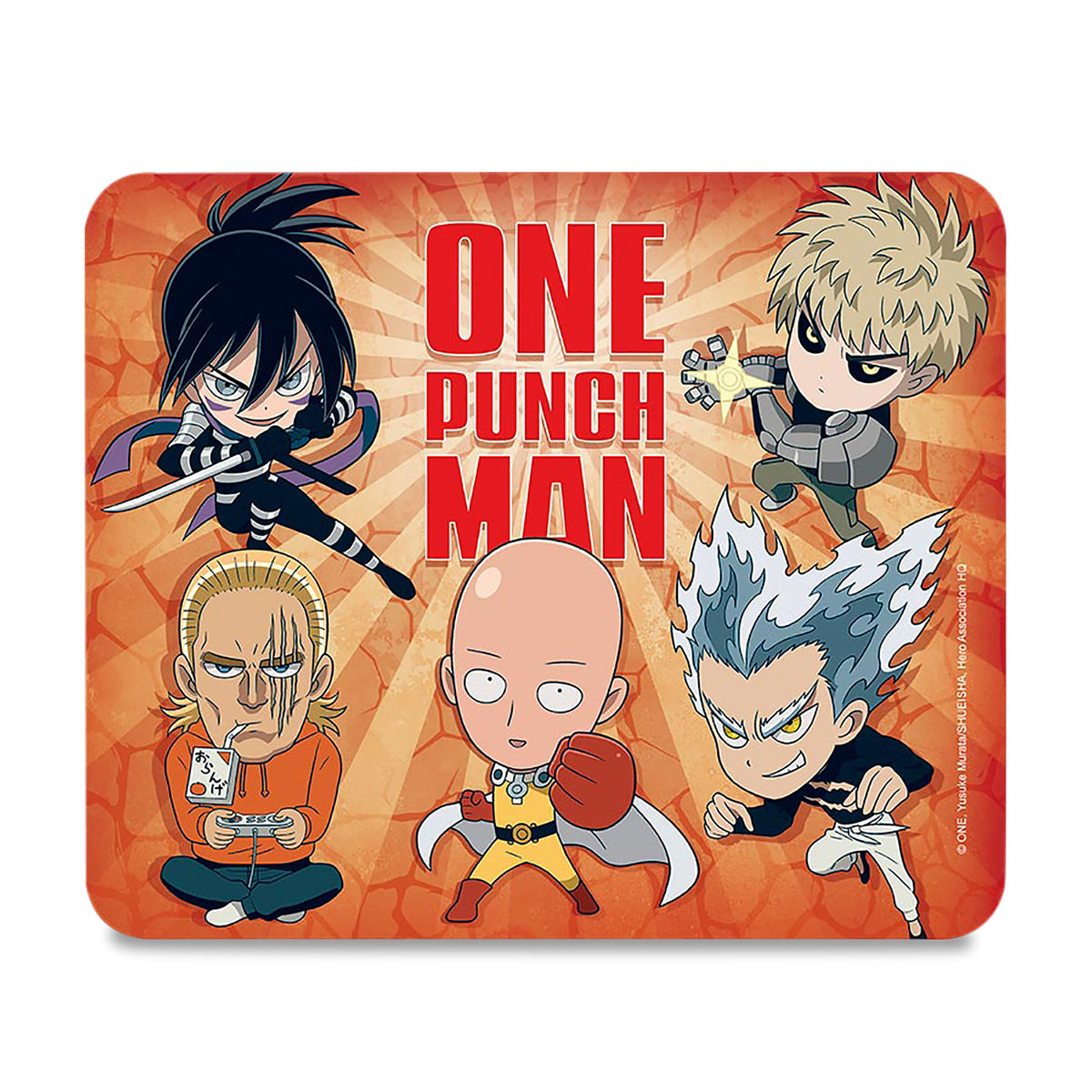 Produktbild One Punch Man - Saitama & Vänner Musmatta