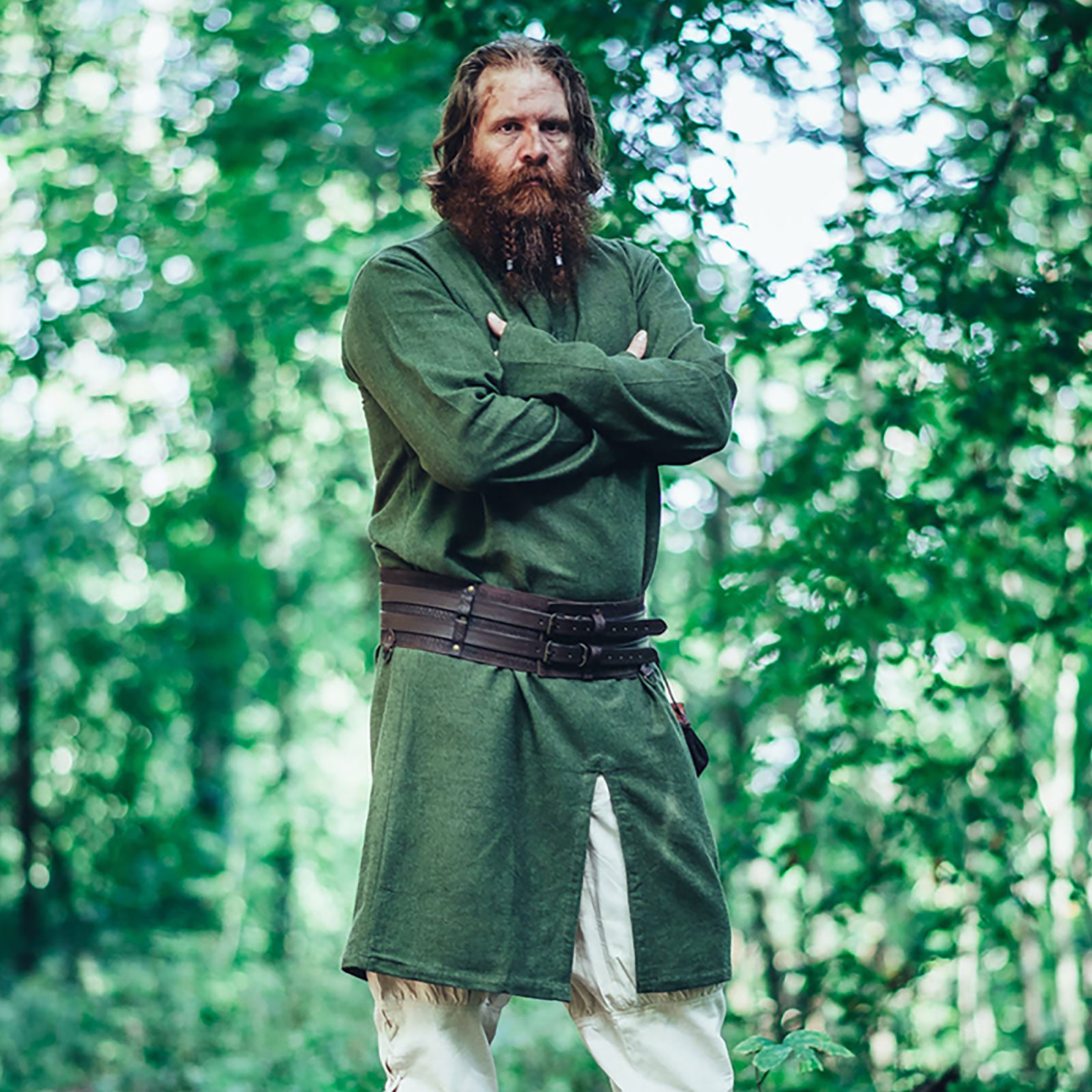 Produktbild Medeltida tunika Lennart grön
