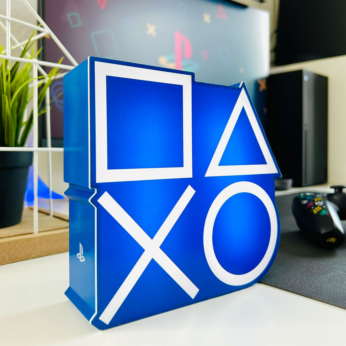 Produktbild PlayStation - Knappar Ikoner 3D Bordslampa