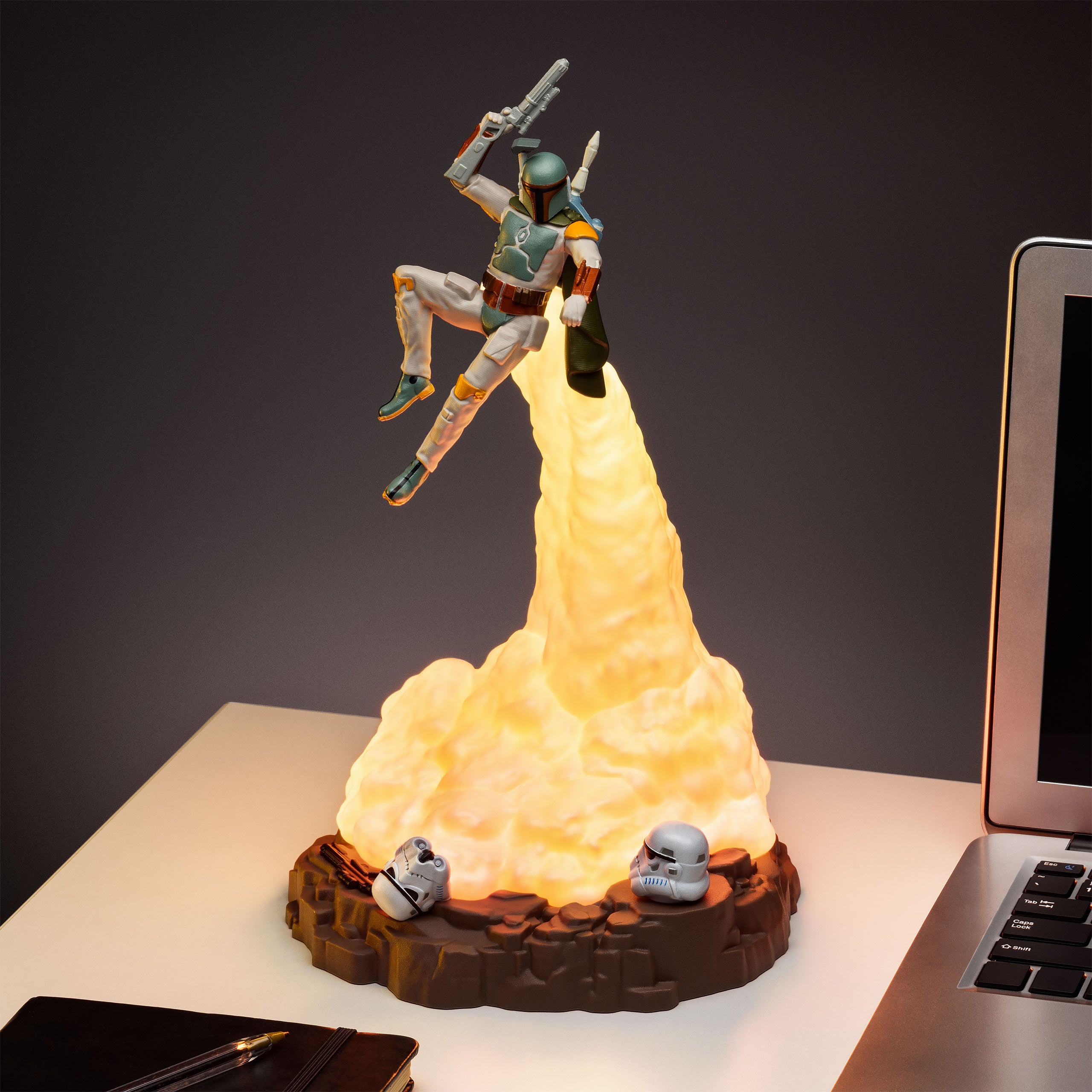 Produktbild Boba Fett diorama bordslampa - Star Wars The Book of Boba Fett