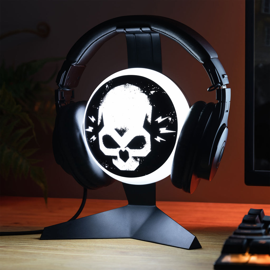 Produktbild Warzone Skull Hörlursställ med ljus - Call of Duty