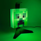 Produktbild Creeper hörlursställ med ljus - Minecraft