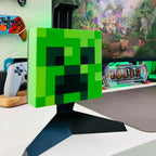Produktbild Creeper hörlursställ med ljus - Minecraft