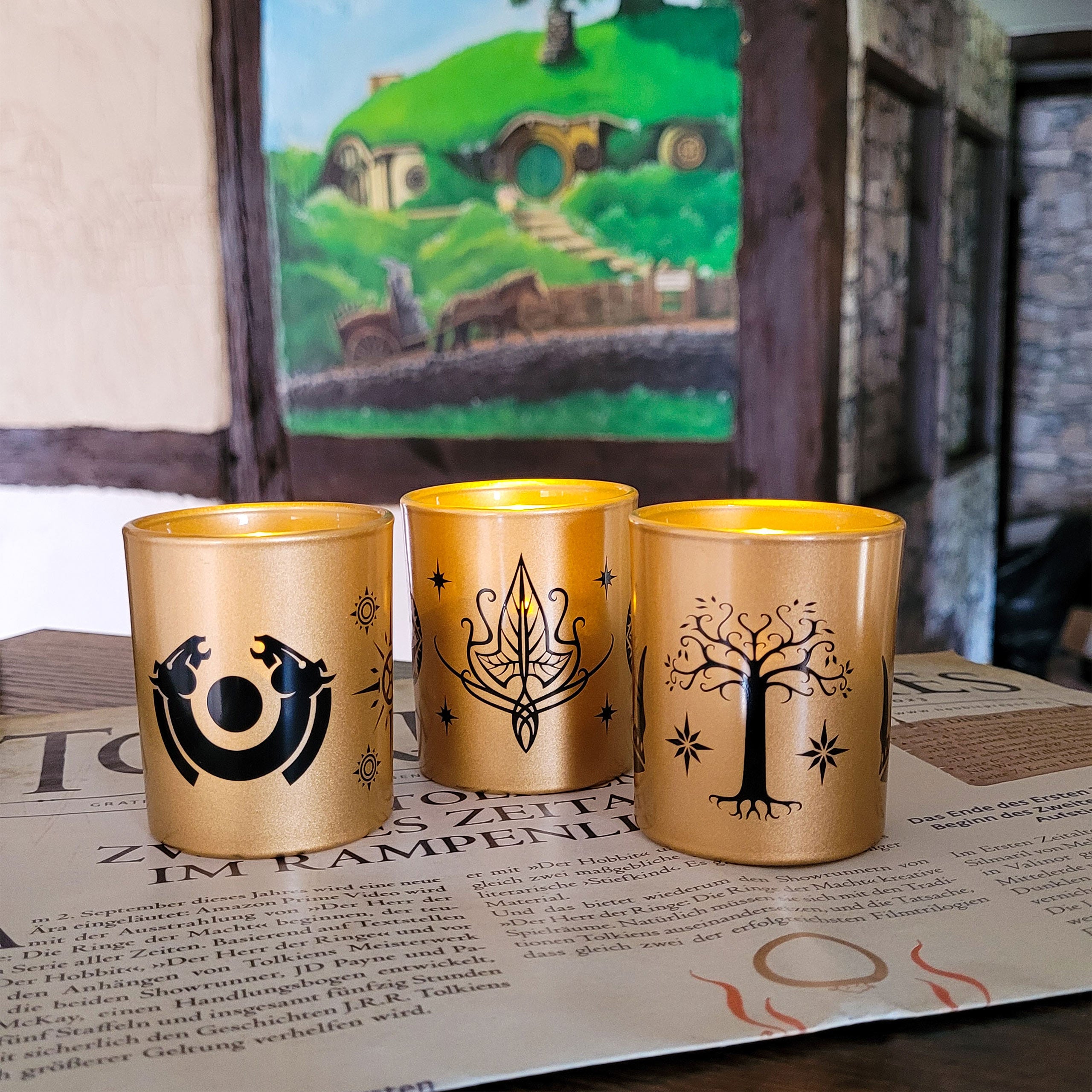 Product image The Lord of the Rings - Middle-earth Tealight Holder Set of 3