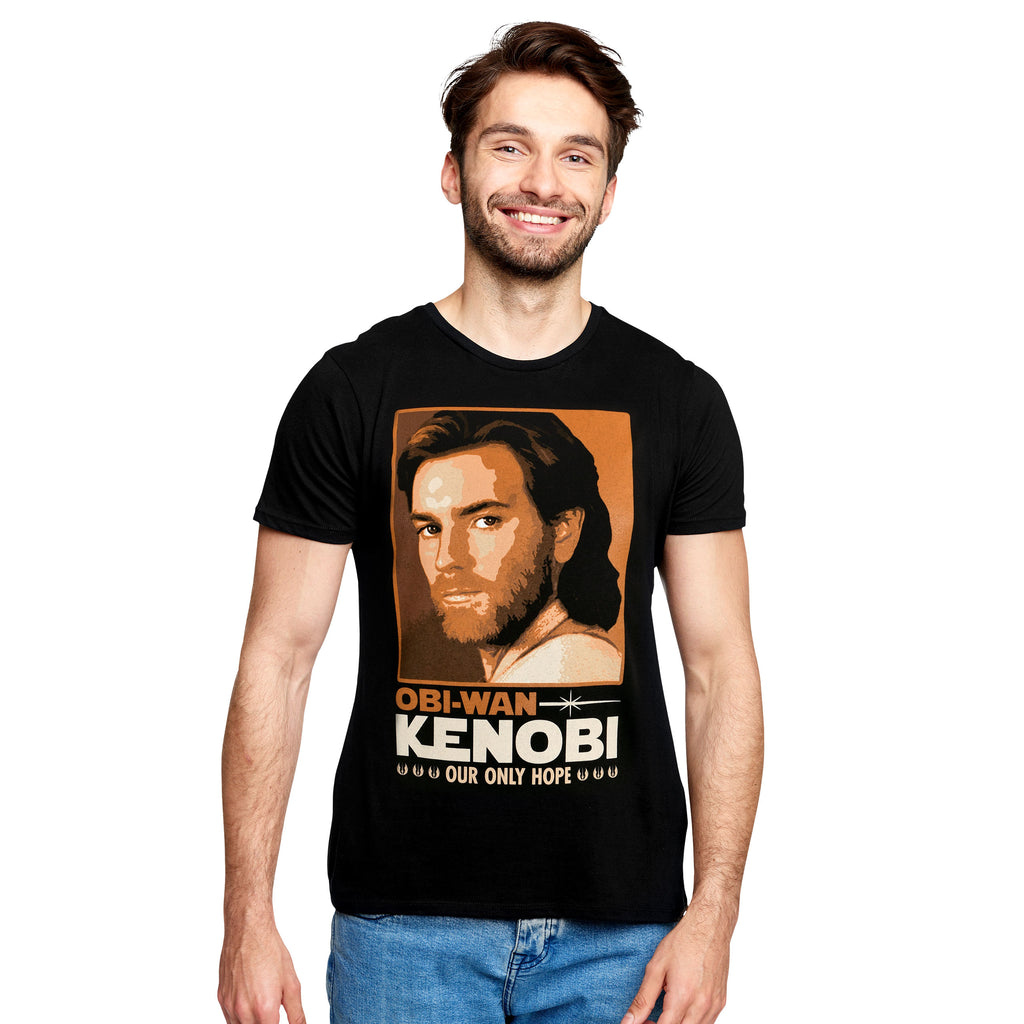 Produktbild Star Wars - Obi Wan Kenobi Our Only Hope T-Shirt svart