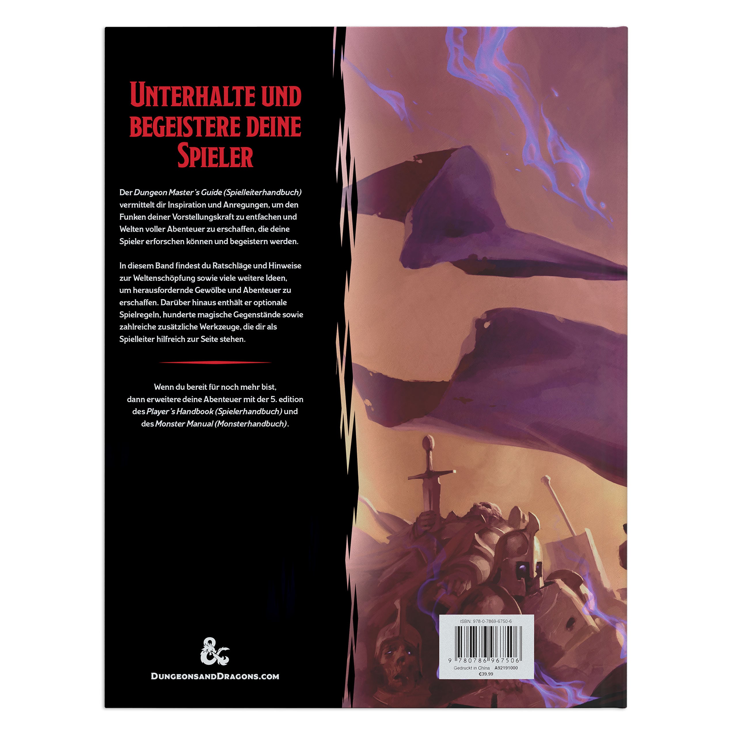 Produktbild Dungeons & Dragons - Dungeon Masters Guide Grundregelverk