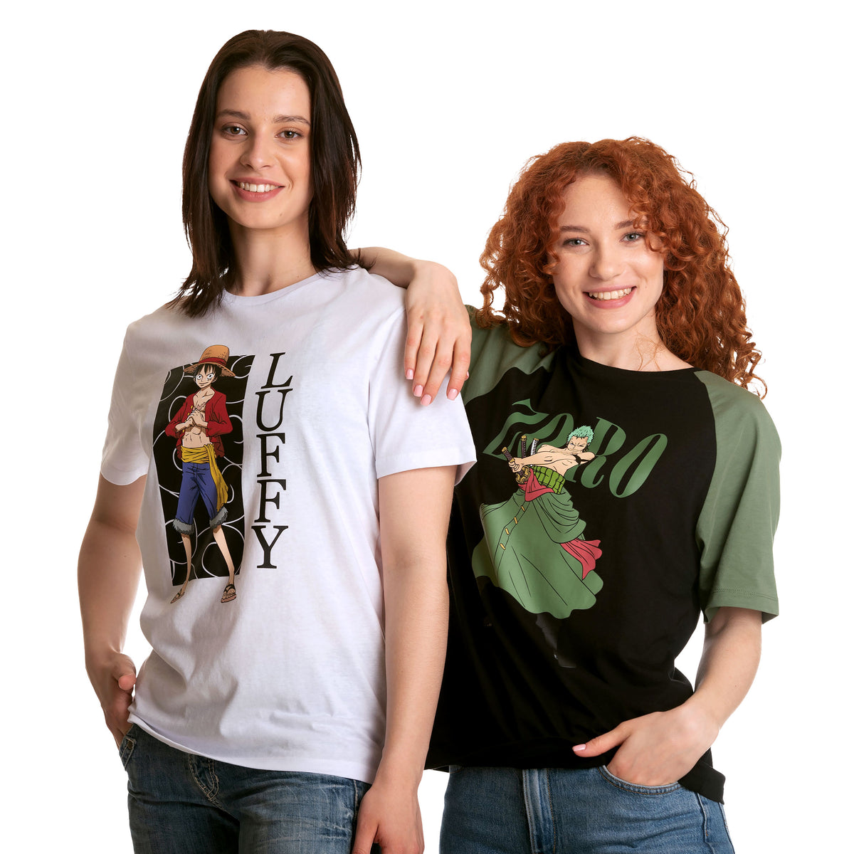 Produktbild One Piece - Luffy T-shirt vit