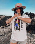 Produktbild One Piece - Luffy T-shirt vit