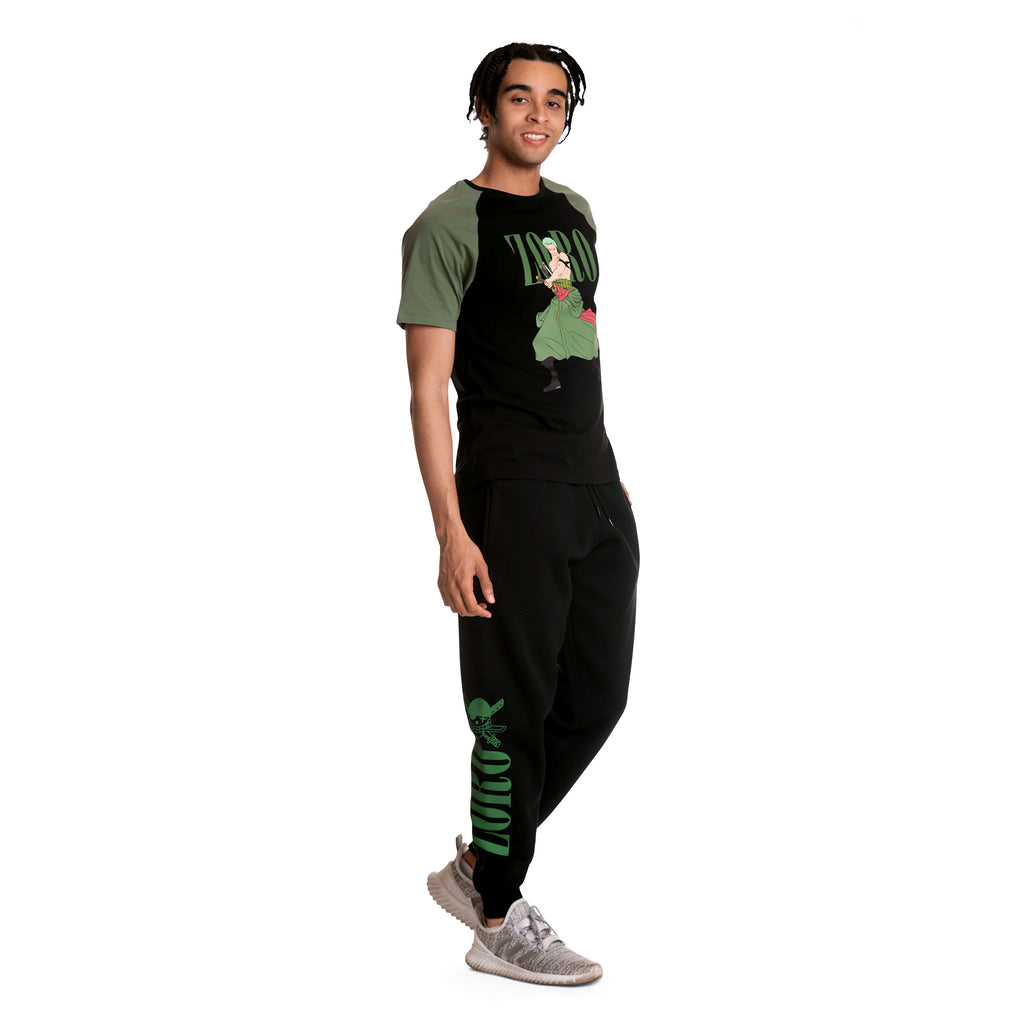 Produktbild One Piece - Roronoa Zoro T-shirt svart-grön