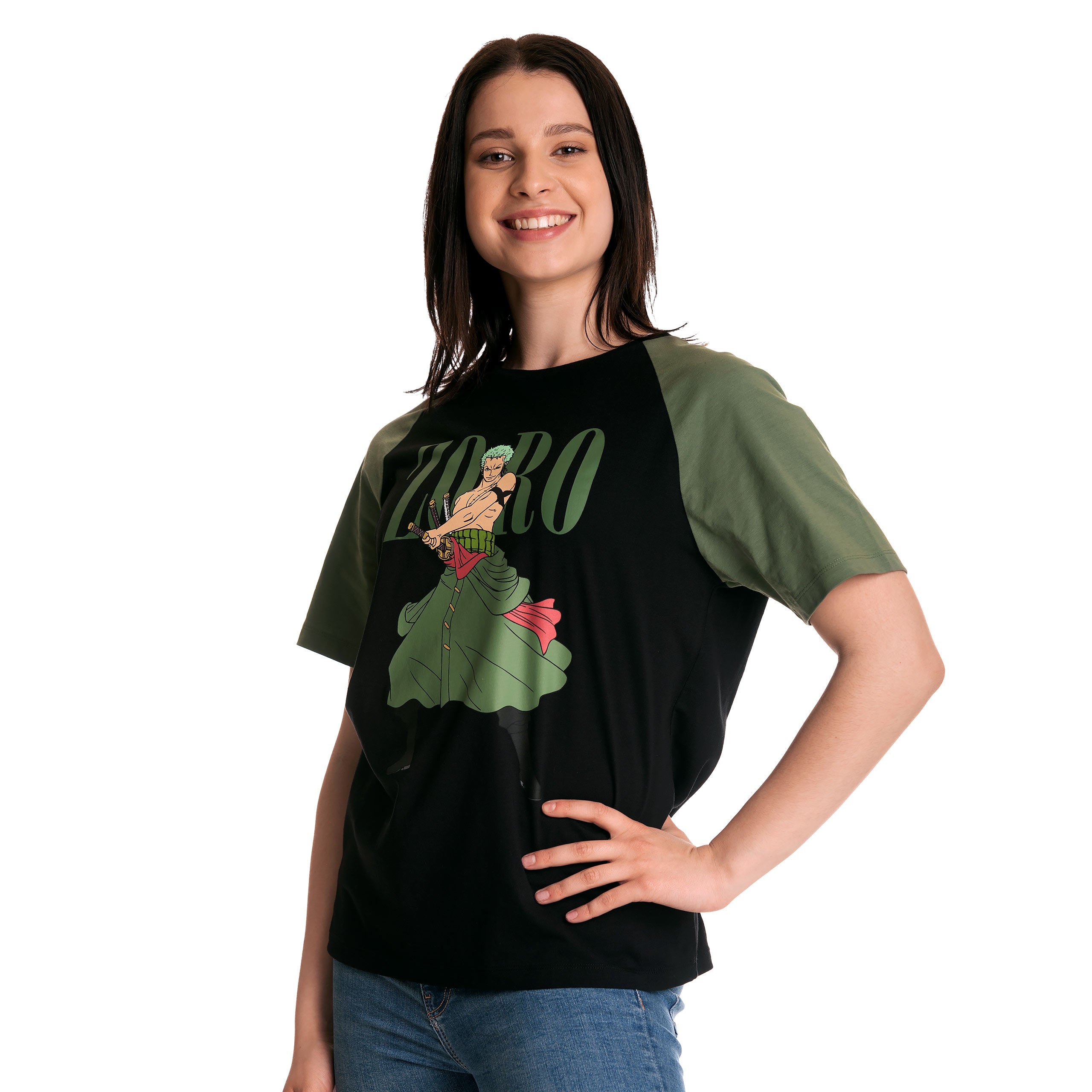 Produktbild One Piece - Roronoa Zoro T-shirt svart-grön
