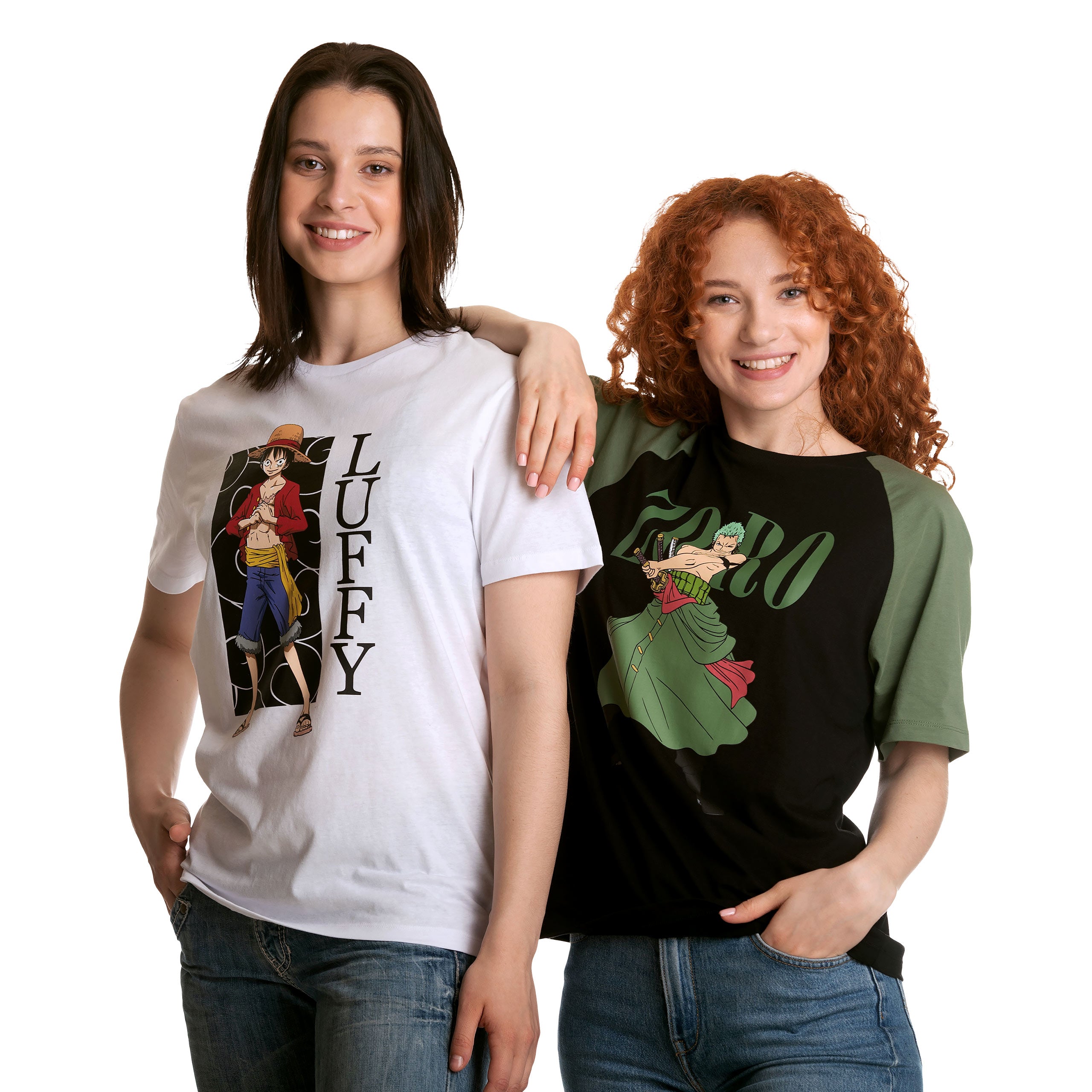 Produktbild One Piece - Roronoa Zoro T-shirt svart-grön