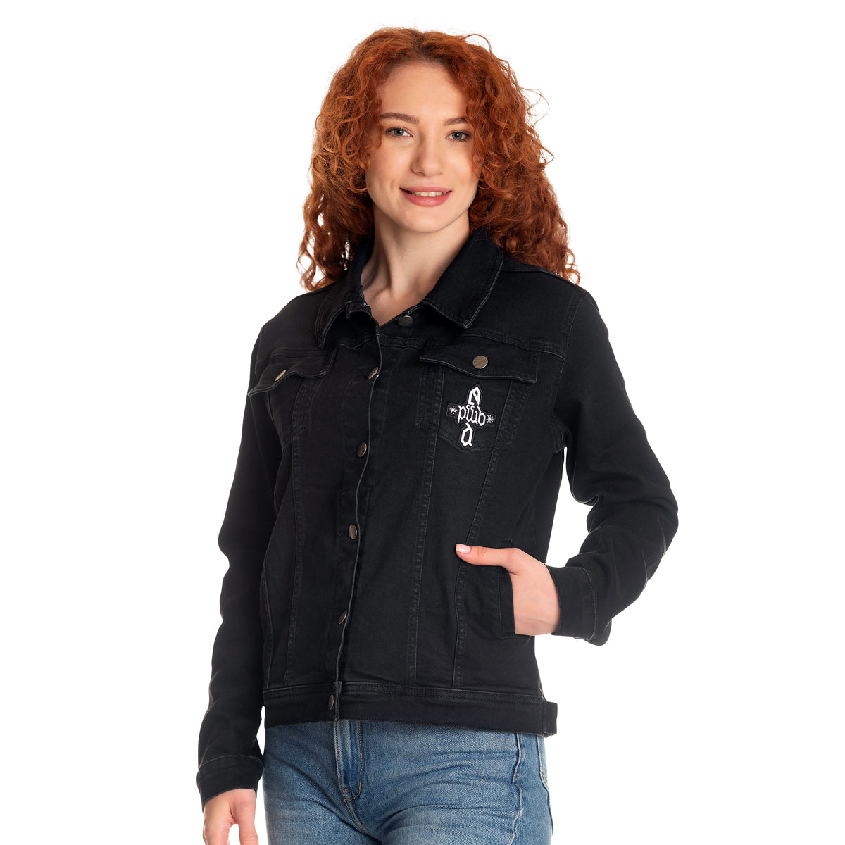 Product image Dumbledore Crest Denim Jacket Black - Fantastic Beasts