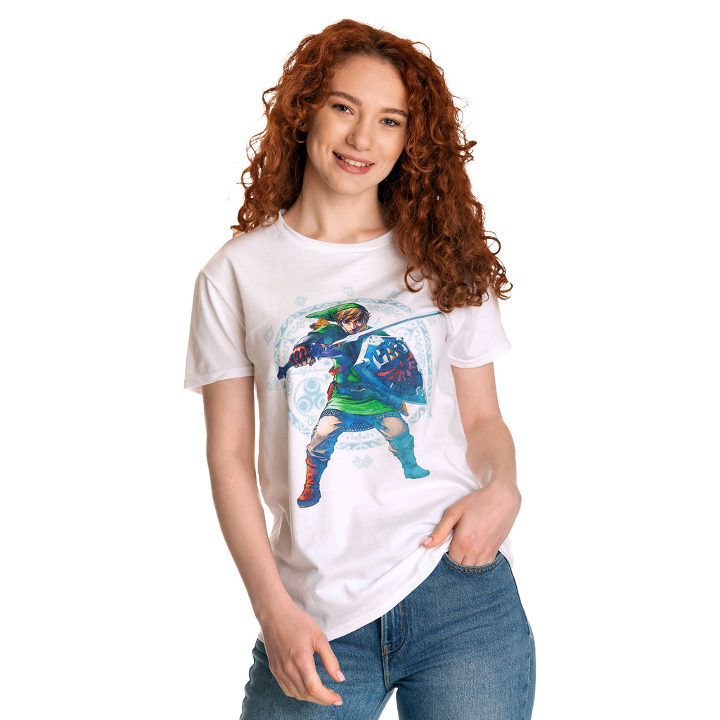 Produktbild Zelda - Skyward Sword Pose T-shirt vit