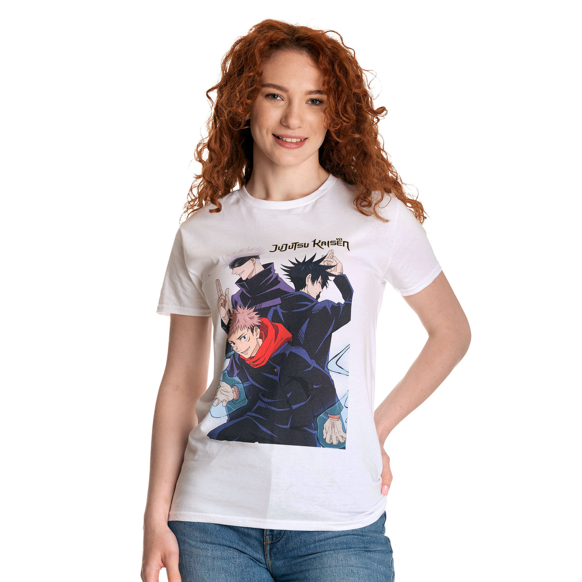 Produktbild Jujutsu Kaisen - Trio T-shirt vit