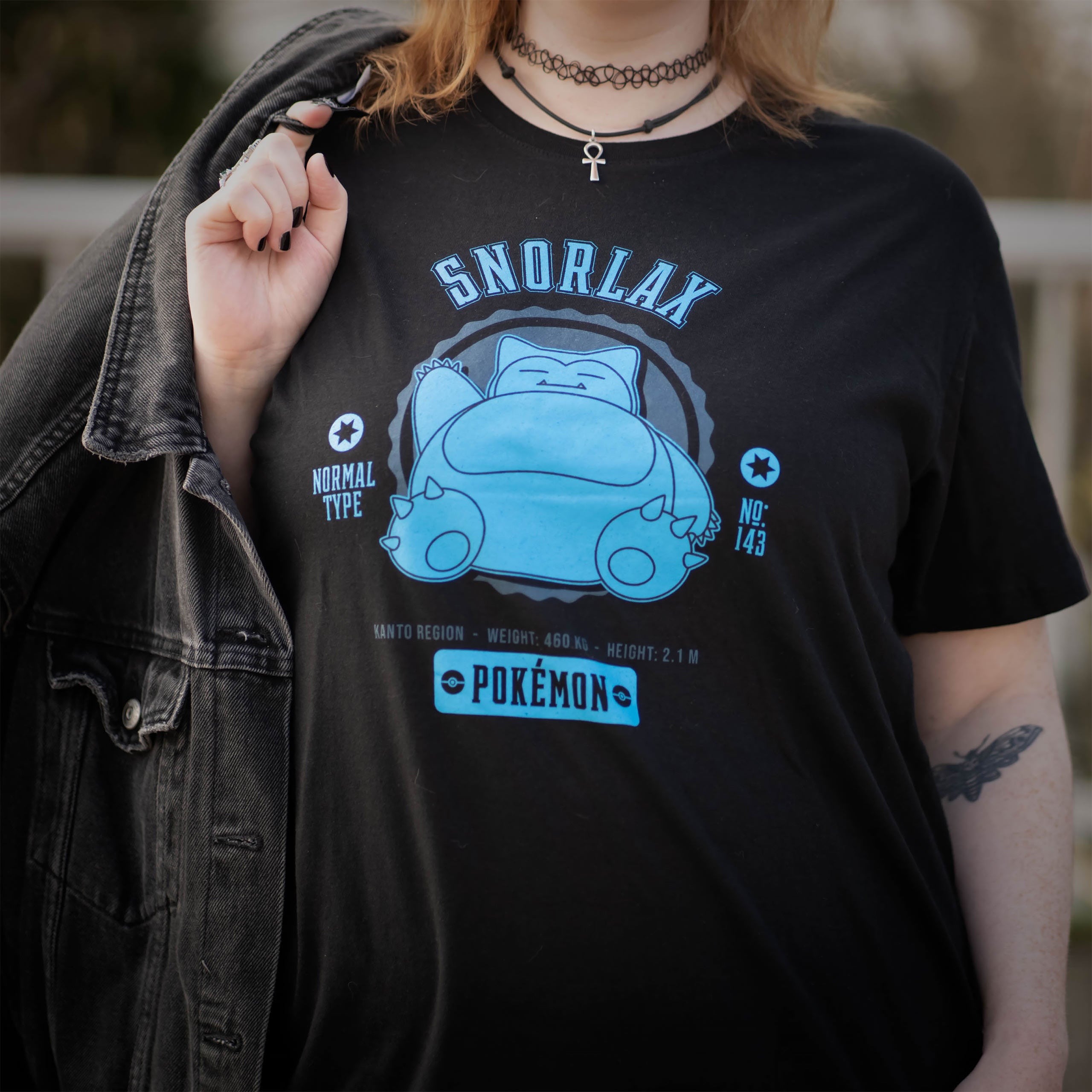Produktbild Pokemon - Relaxo College T-shirt svart