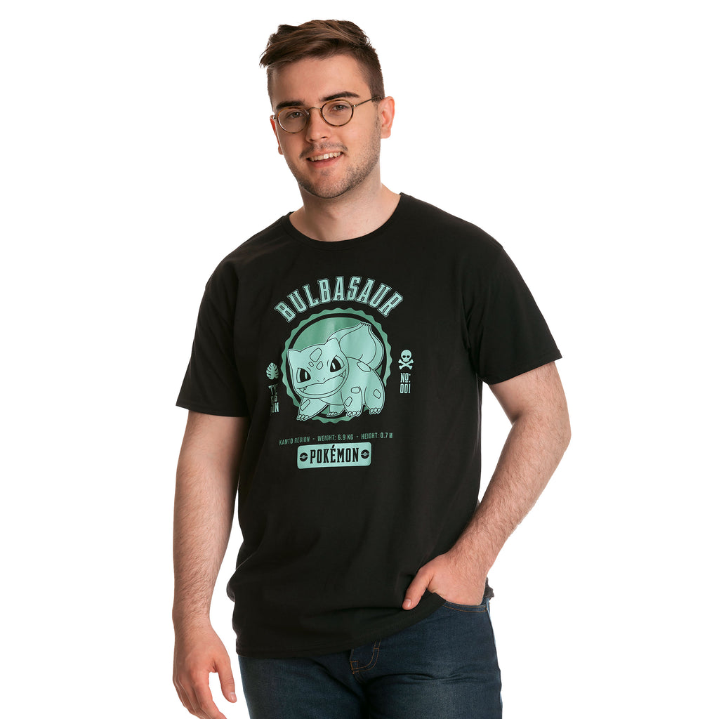 Produktbild Pokemon - Bisasam College T-shirt svart