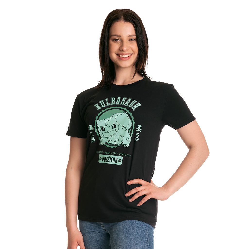 Produktbild Pokemon - Bisasam College T-shirt svart