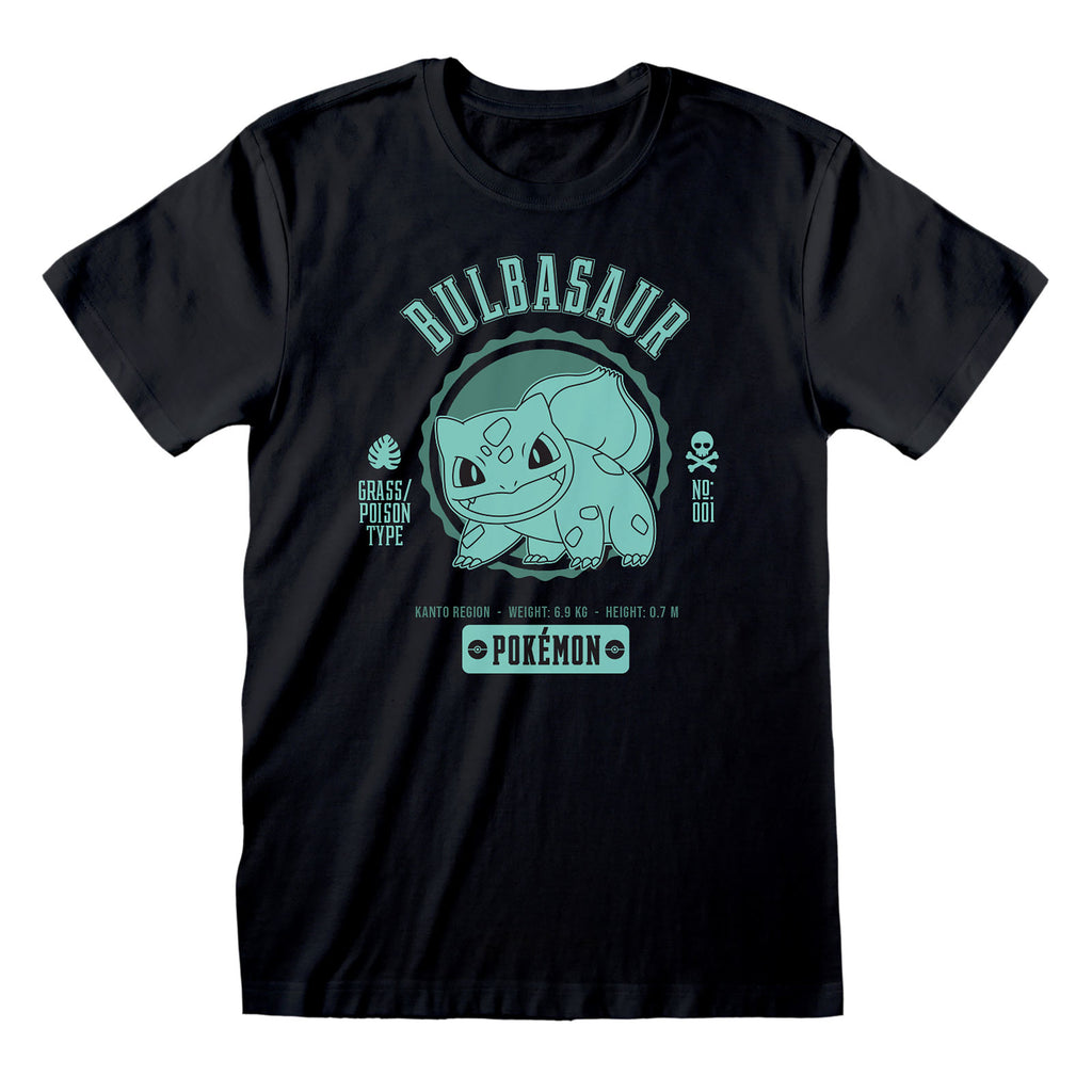 Produktbild Pokemon - Bisasam College T-shirt svart