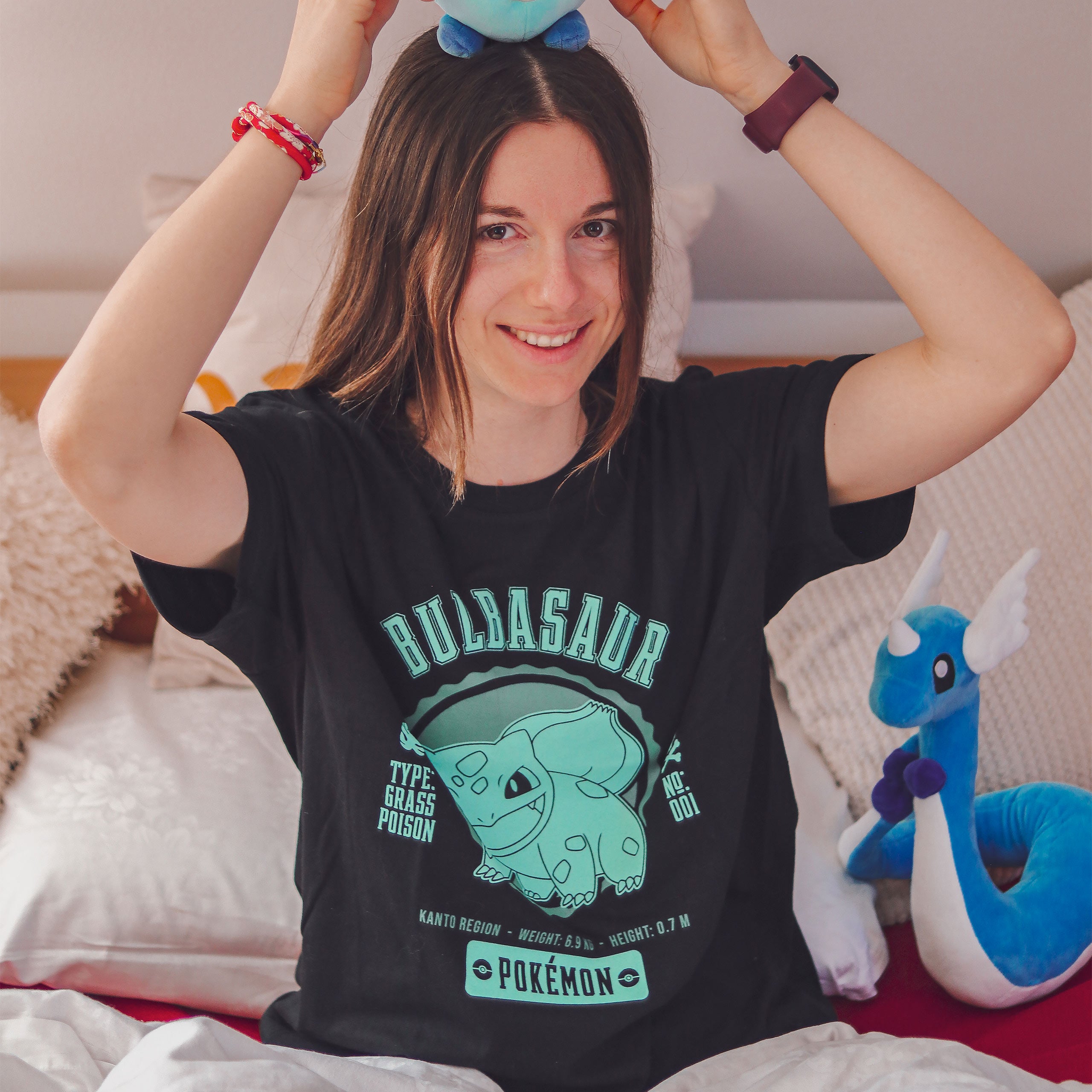 Produktbild Pokemon - Bisasam College T-shirt svart
