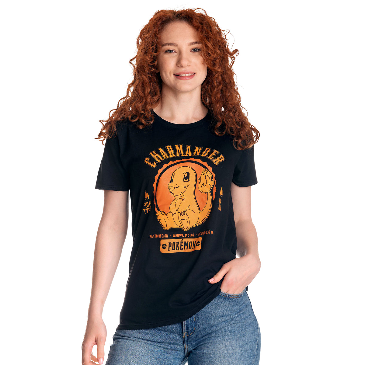 Produktbild Pokemon - Glumanda College T-shirt svart