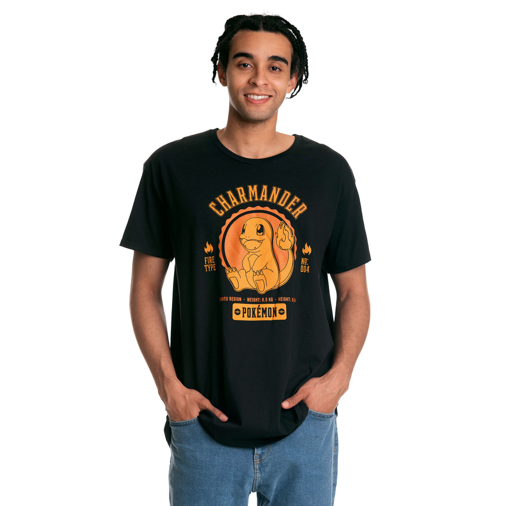 Produktbild Pokemon - Glumanda College T-shirt svart