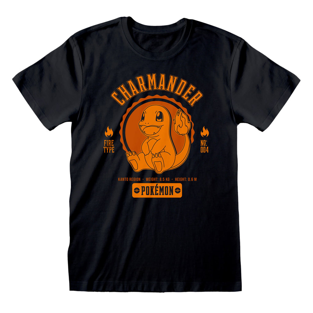 Produktbild Pokemon - Glumanda College T-shirt svart