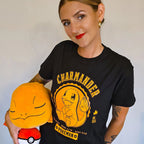 Produktbild Pokemon - Glumanda College T-shirt svart