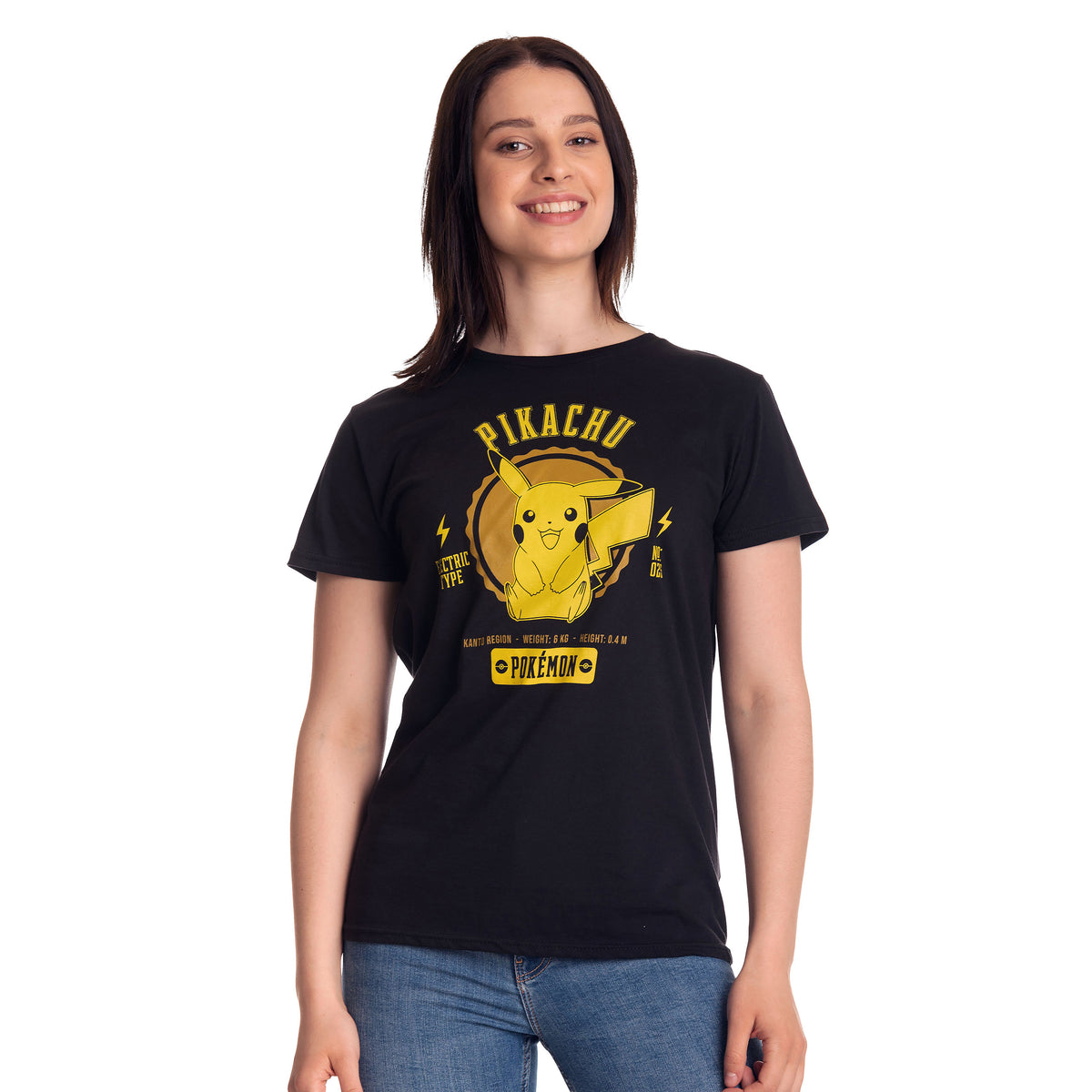Produktbild Pokemon - Pikachu College T-shirt svart