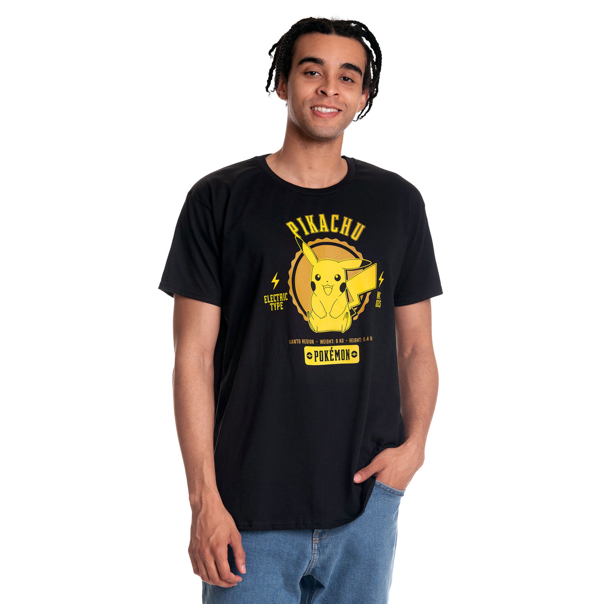 Produktbild Pokemon - Pikachu College T-shirt svart