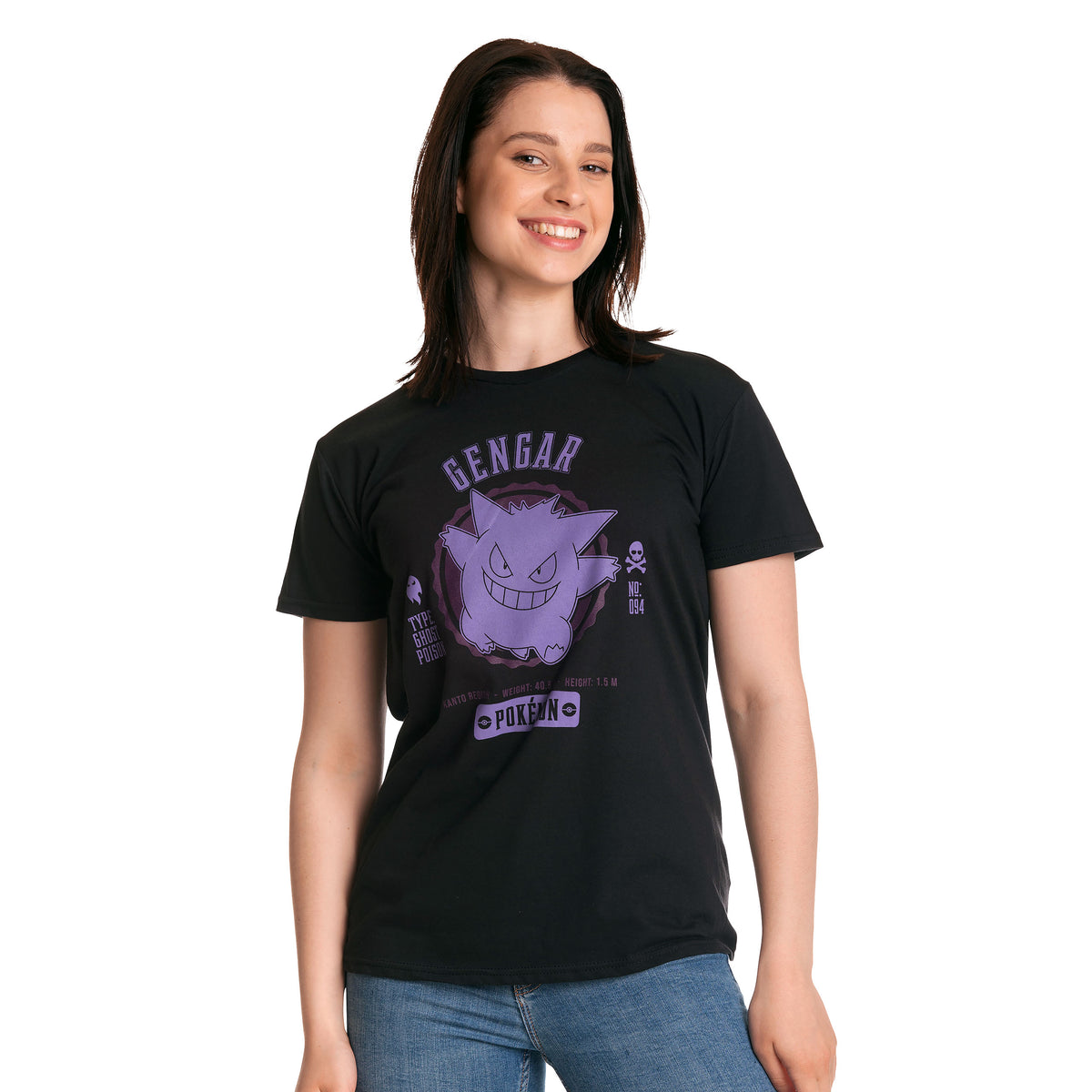 Produktbild Pokemon - Gengar College T-shirt svart