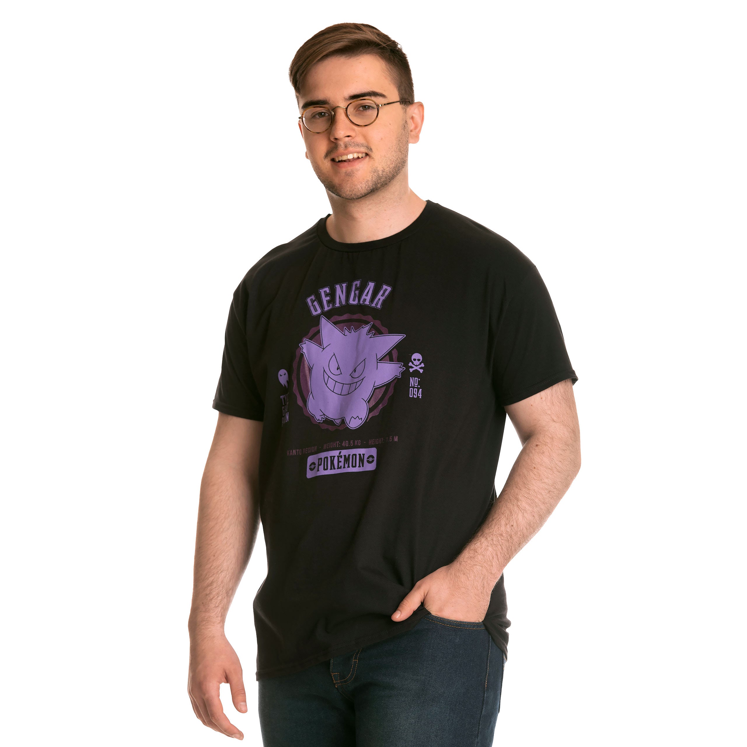 Produktbild Pokemon - Gengar College T-shirt svart
