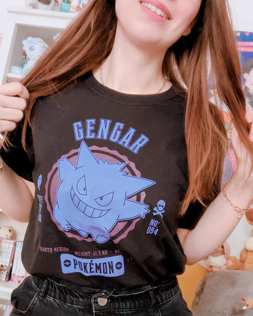 Produktbild Pokemon - Gengar College T-shirt svart