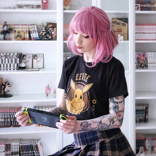 Produktbild Pokemon - Evoli College T-shirt svart