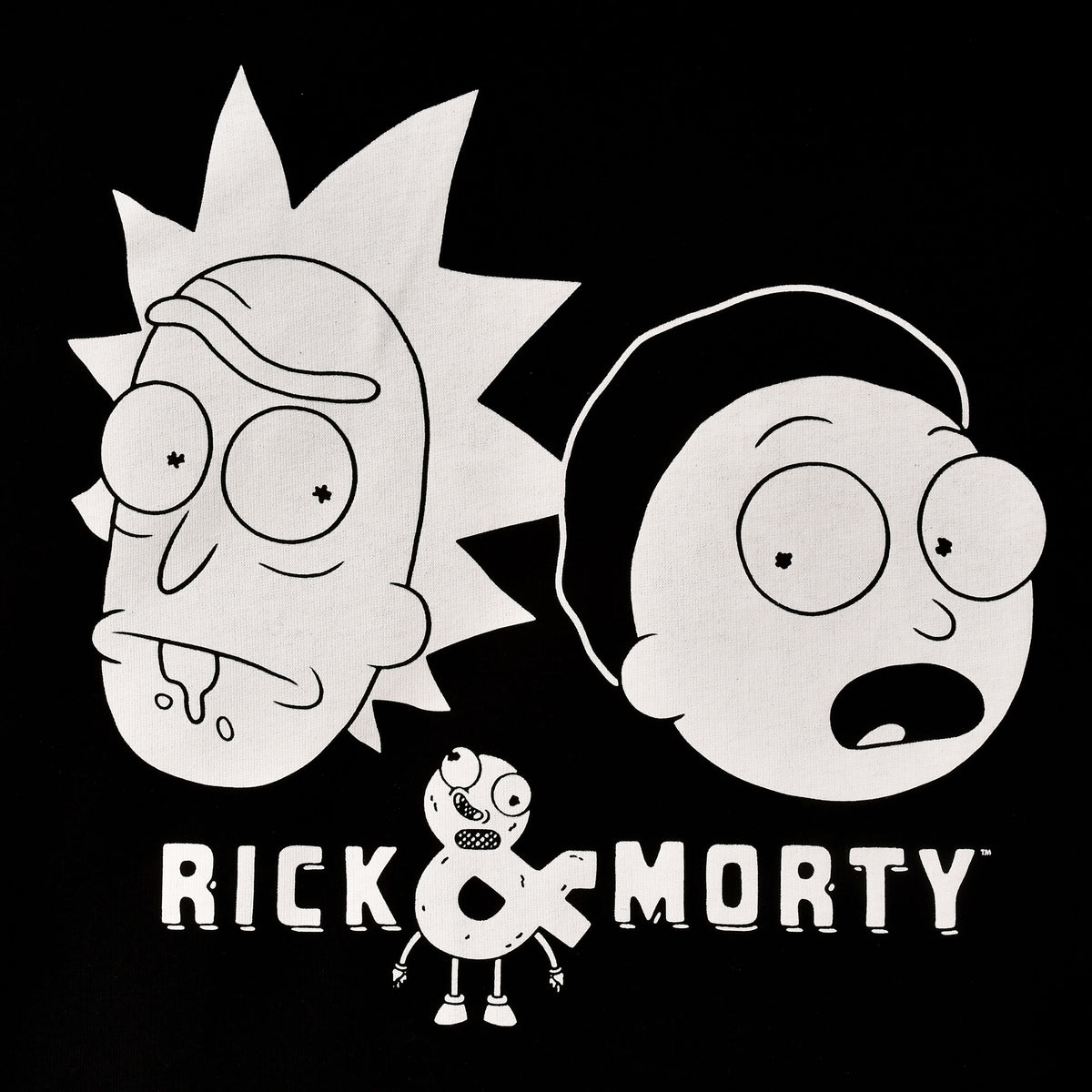 Product image Rick and Morty - Faces Hoodie black