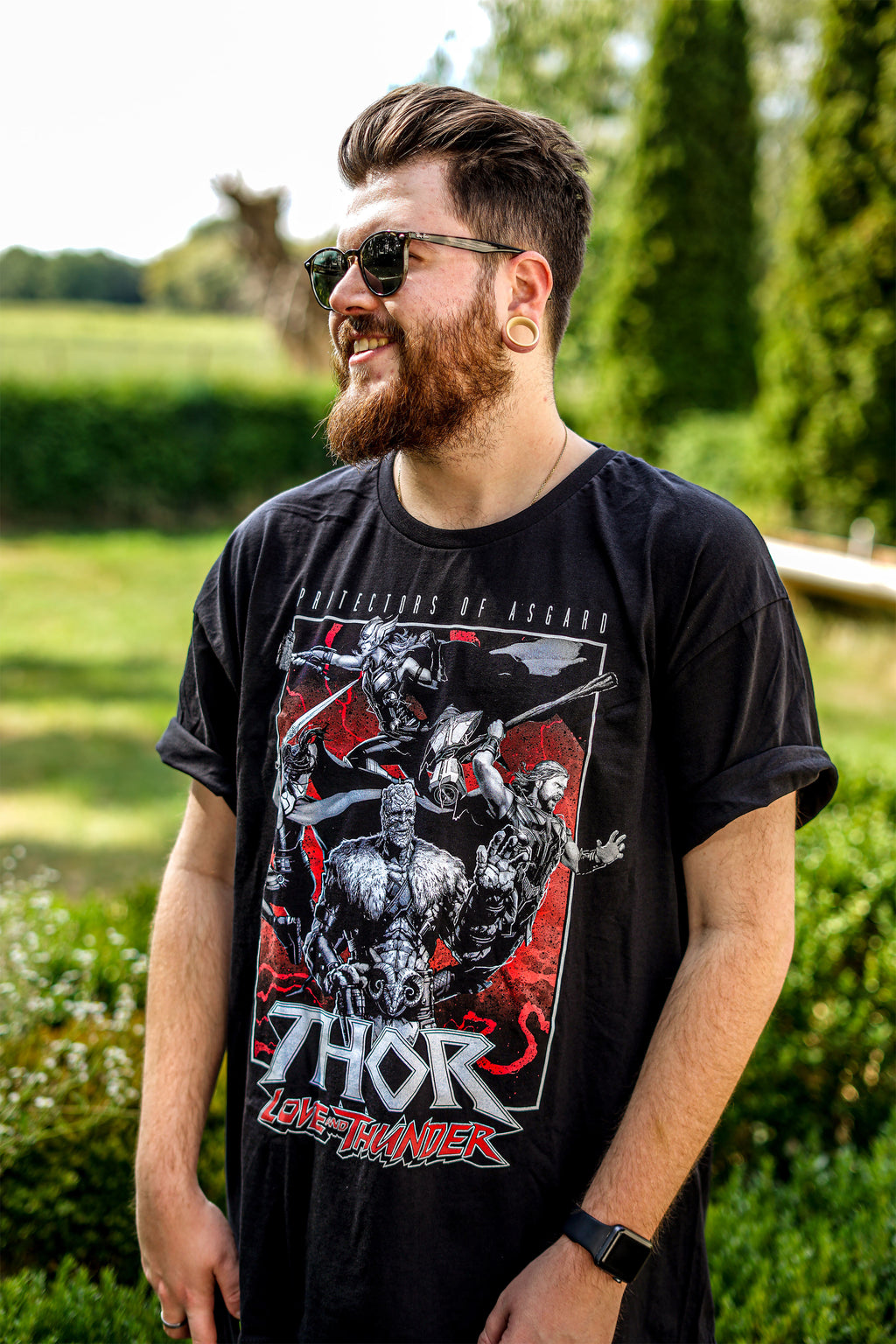 Produktbild Thor Love & Thunder - Protectors of Asgard T-shirt svart