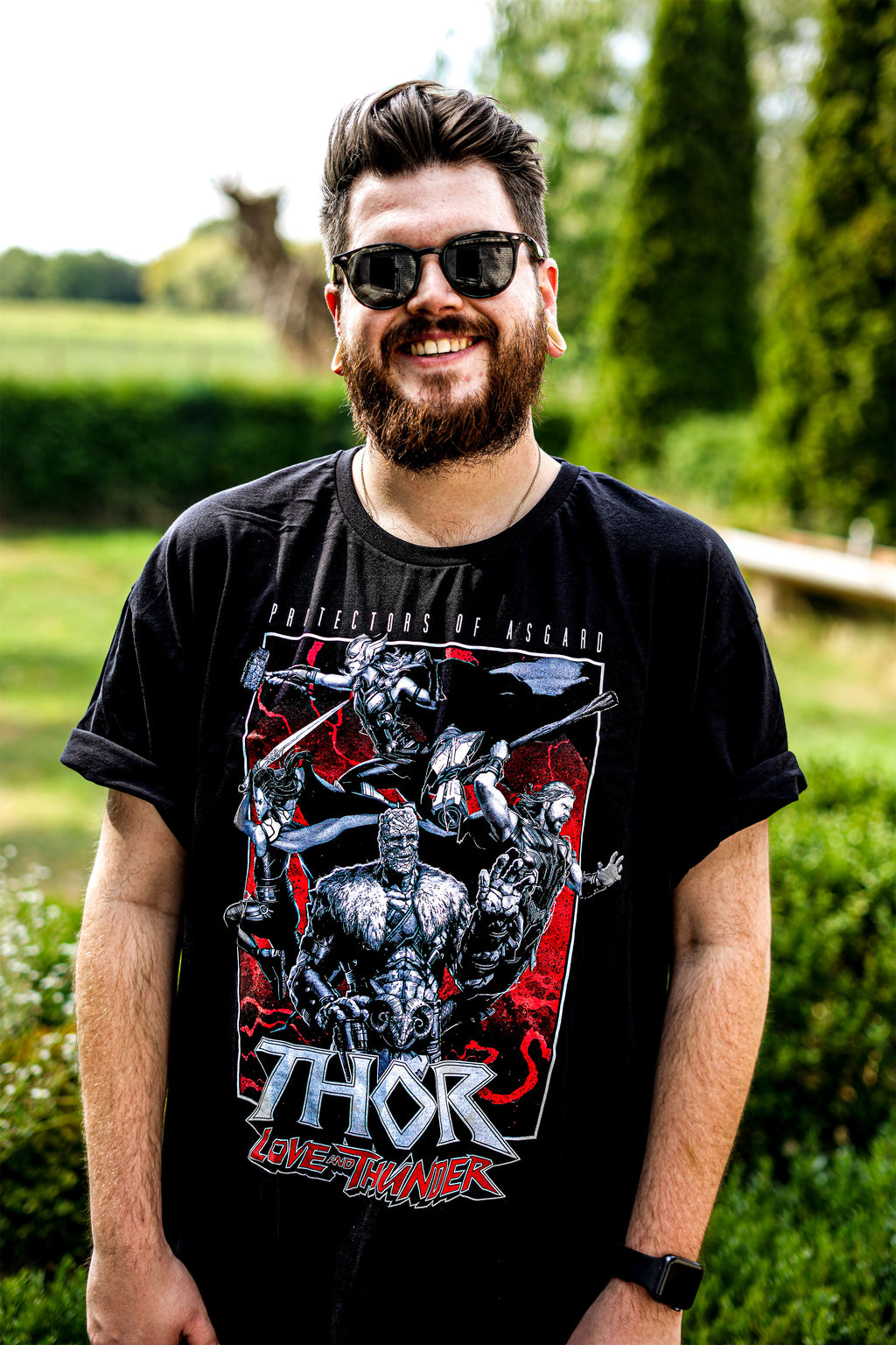 Produktbild Thor Love & Thunder - Protectors of Asgard T-shirt svart