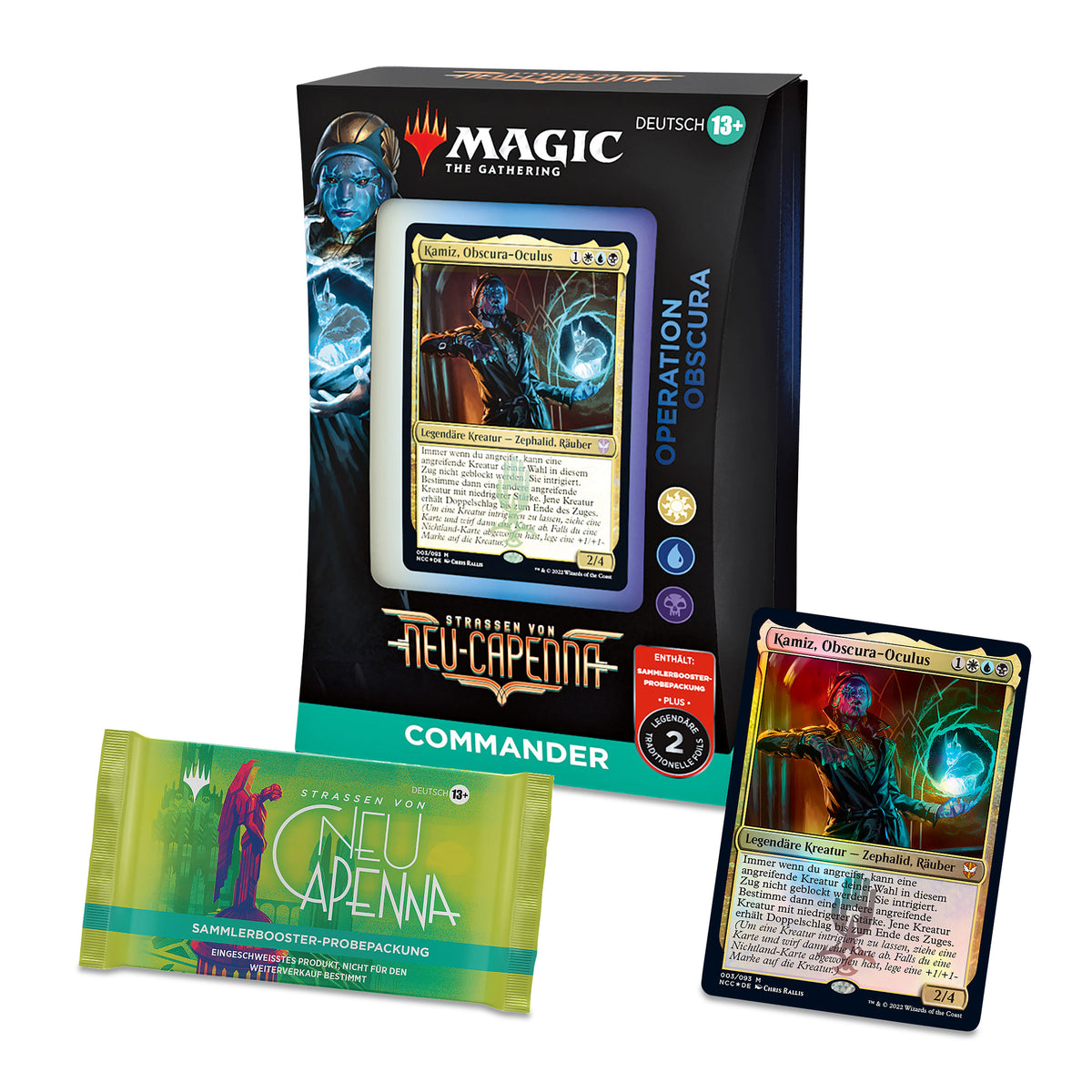 Produktbild Gatorna i Nya Capenna - Operation Obscura Commander Deck - Magic The Gathering