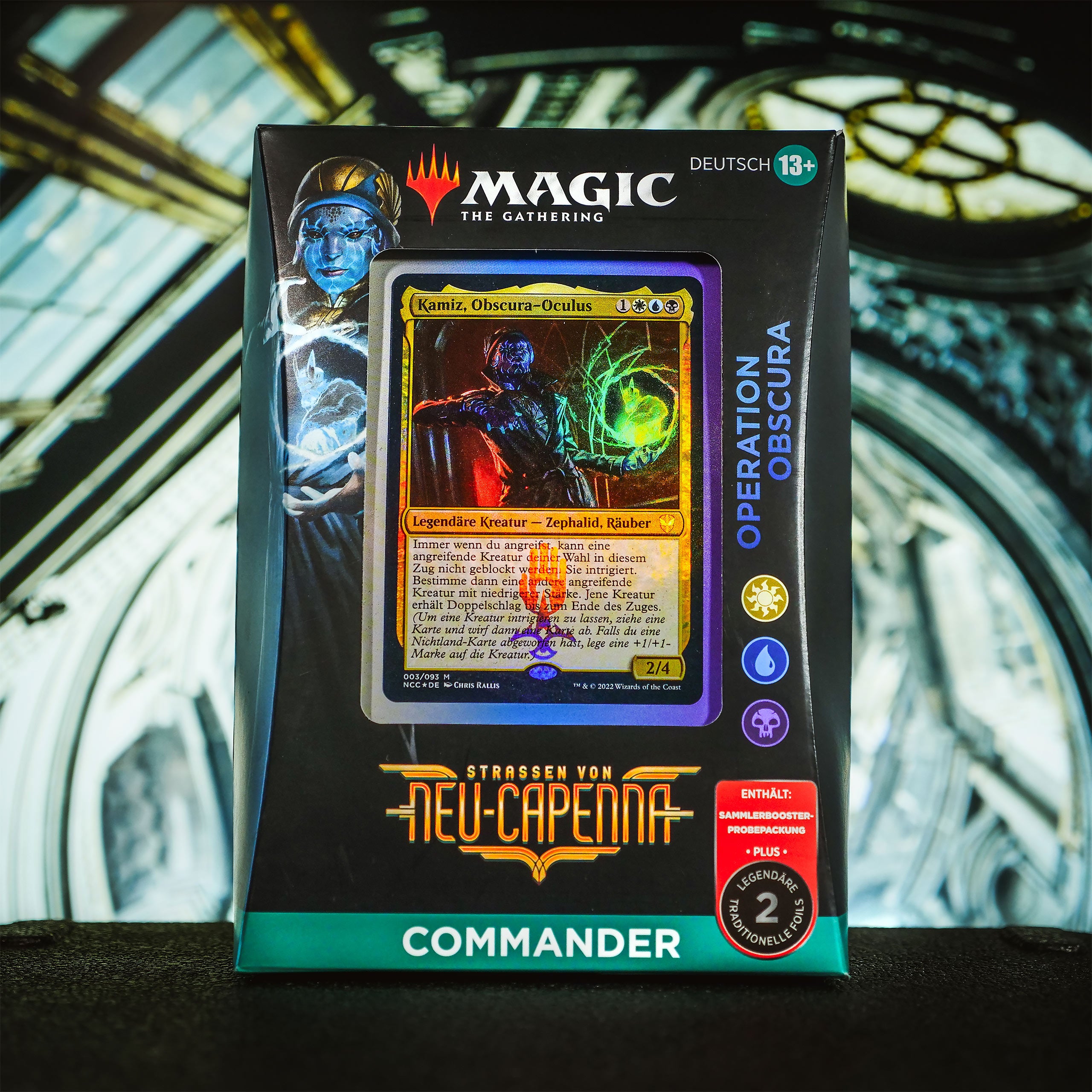 Produktbild Gatorna i Nya Capenna - Operation Obscura Commander Deck - Magic The Gathering
