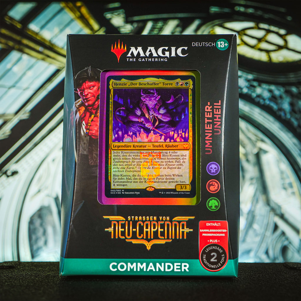 Produktbild Gator från Nya Capenna - Umnieter Unheil Commander-lek - Magic: The Gathering