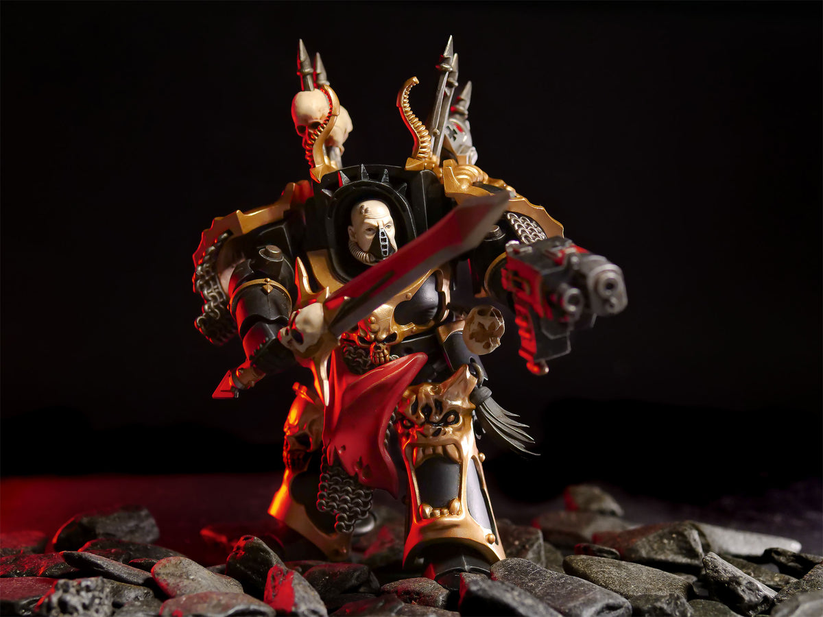 Produktbild Warhammer 40k - Black Legion Brother Gnarl Actionfigur