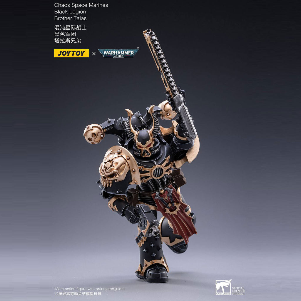 Produktbild Warhammer 40k - Black Legion Broder Talas Actionfigur