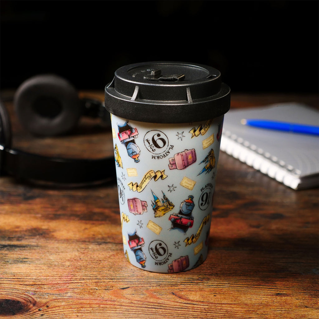 Produktbild Magic Symbols To Go-mugg - Harry Potter