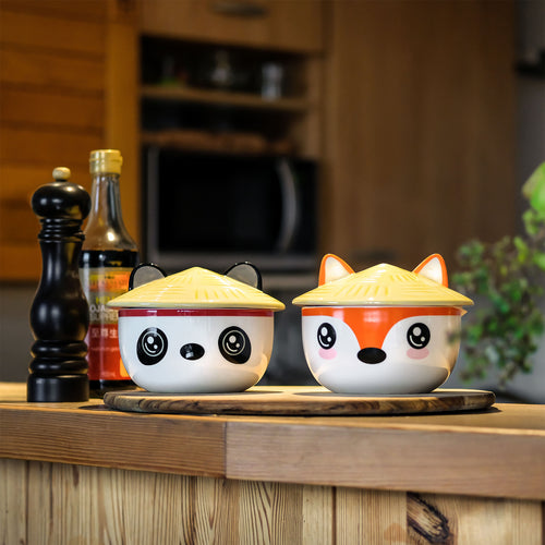 Produktbild Panda Kawaii-skål med lock för animefans