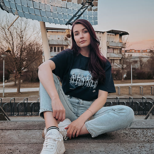 Produktbild Empire Building T-shirt för Star Wars-fans blå